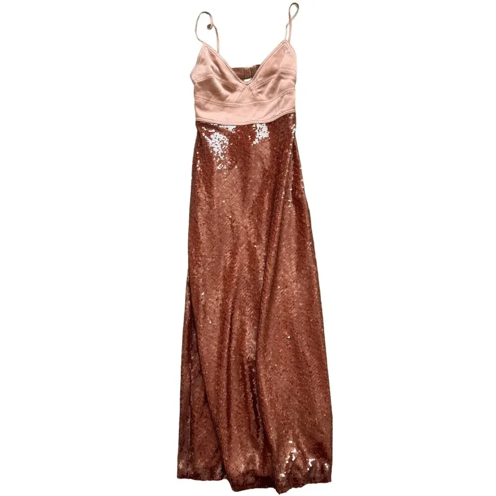 A.L.C. Gisele Sequin Midaxi Empire Dress